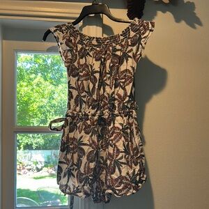 Floral Off-Shoulder Romper